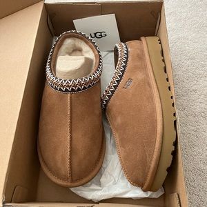 UGG Tasman Women’s Sheepskin Chestnut Slippers